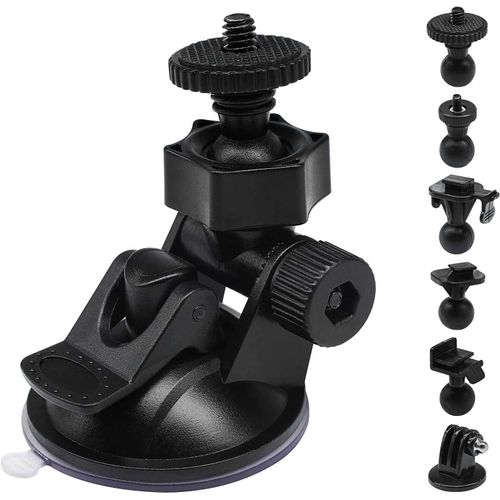 Support De Camra  Ventouse Isportgo S30 Avec 10 Joints Pour Rexing, Z-Edge, Old Shark, Kdlinks, Falcon Zero, Transcend, Vantrue, Gopro Hero Et La Plupart Des Camras Gps Dvr[CAR785505]