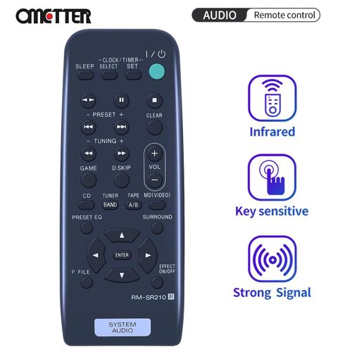 Support de carte CD MD, RM-SR210 Original, pour systme Sony, combinaison AUDIO, tlcommande, RM-SGP5 CMT-RB5 RM-SR210