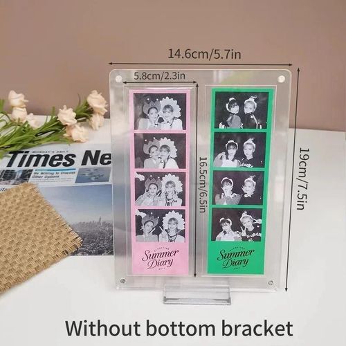 Support De Carte Photo En Acrylique Transparent,Cadre Photo,Idole Corenne,Prsentoir De Cd,Protecteur De Carte Cd,Cadres Photo - Type S8 Acrylic Frame