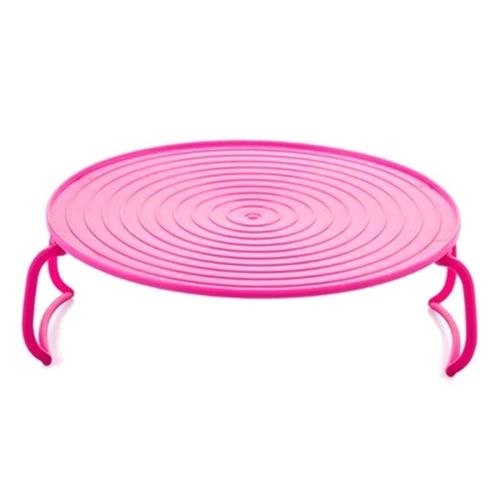 Support de chauffage pour four  micro ondes multifonctionnel, Double couche, support de plateau  vapeur, isolation thermique, tapis de Pot