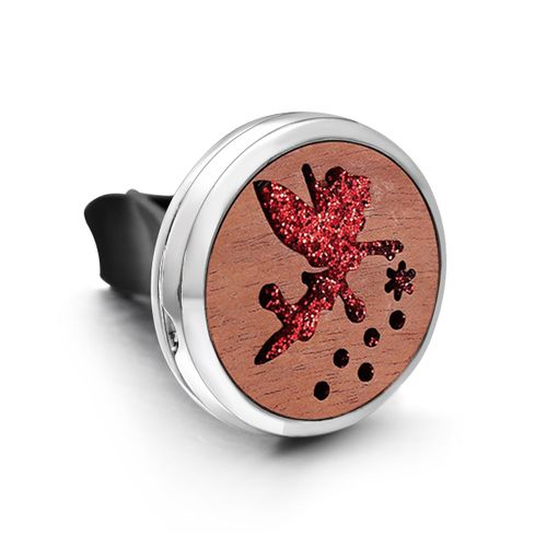 Support De Colombe De La Paix En Forme De C?ur En Bois Vintage, Motif Personnalis, Parfum De Voiture, Bijoux, Dsodorisant, Clip, Pendentif D'aromathrapie, Nouveau