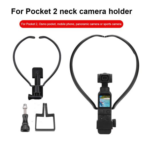 Support De Cou Rglable Pour Tlphone, Accessoires De Camra D'action, Prise De Vue De Perspective  La Premire Personne Pour Dji Pocket 2