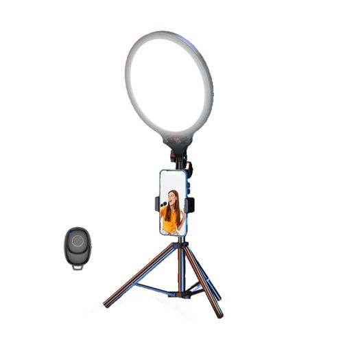 Support de diffusion en direct pour tlphone portable plein cran 12,6 pouces / 32 cm, sans ombre, spcifications : version phare, modle de bureau 55 cm - support 55 cm