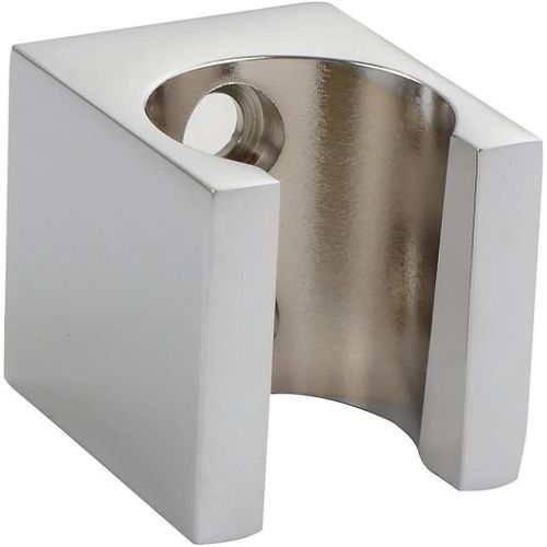 Support De Douche, Support De Pommeau De Douche Argent, Support Mural Avec Vis, Compatible Avec La Plupart Des Buses De Douche, 3,2 X 3,2 X 2,8 Cm