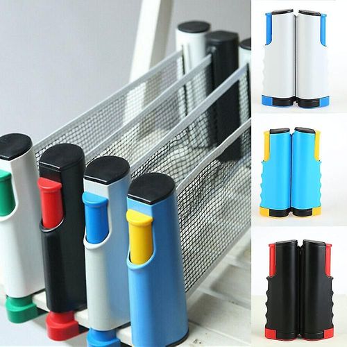 Support De Filet De Ping-Pong Rtractable, Support De Filet De Tennis De Table De Ping-Pong D'intrieur Et D'extrieur, Accessoires De Sport Bleu