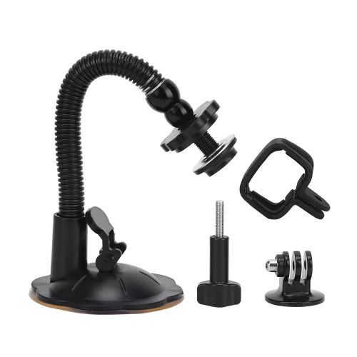 Support De Fixation A Ventouse En Plastique Noir Pour Camescope De Voiture, Pour Camera De Poche A Rotule Portable Fimi