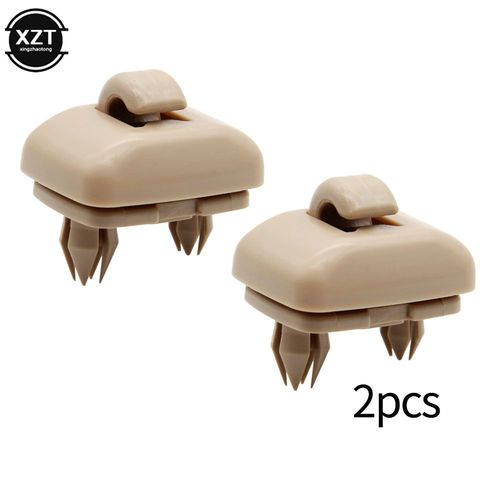 Support De Fixation Pour Pare-Soleil De Voiture,Clip De Fixation Pour Audi A1 A3 A4 A5 Q3 Q5(8e0 857 562)A7 B6 B7 B8 S4 S5 - Type Beige 2pcs
