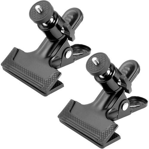 Support de Flash  360 Degrs pour Appareil Photo,Pinces Camera Mtallique,Pince Appareil Photo Multifonction,Supports Reflecteur Multifonctionnels,Pince Support pour Rflecteur Studio Photo.[F1283]