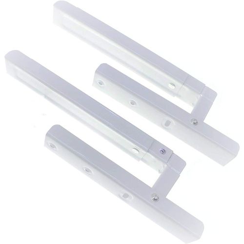 Support De Four  Micro-Ondes Support Mural En Acier Inoxydable Supports D'tagre Pliables Rglables Pour Accessoires De Cuisine  Domicile Avec Vis, Charge Maximale 40 Kg, Blanc [MAC1718]