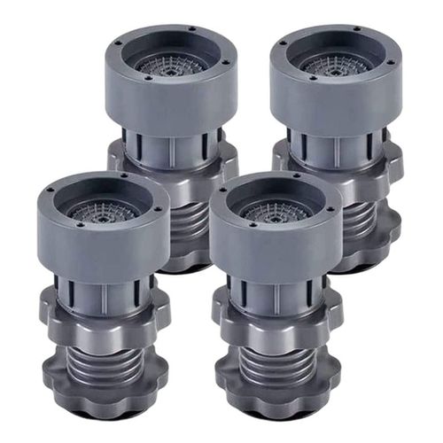 Support de Machine  Laver  Hauteur RGlable, Repose-Pieds Anti-Vibrations pour Machine  Laver, Patins en Caoutchouc pour Machine  Laver 4PCS