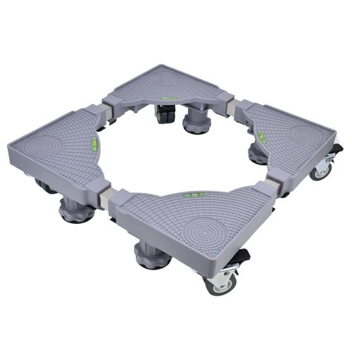Support De Machine A Laver Multifonctionnel, Base Mobile Reglable, Roulettes Mobiles Avec Roues Verrouillables