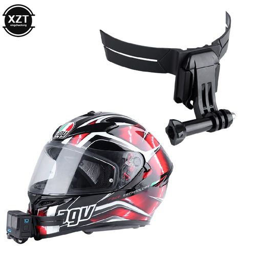 Support De Menton Pour Casque De Moto Pour Gopro Hero 7 8 9 10, Support Complet Noir Pour Yi Dji, Accessoires De Camra D'action