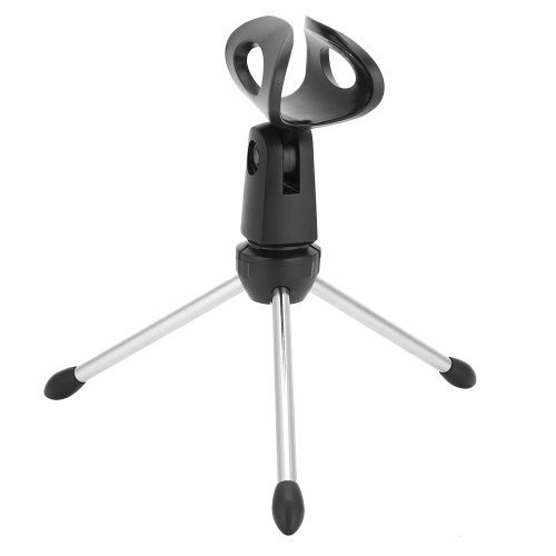 Support De Microphone De Table Flexible Et Portable, Support De Trepied Pliable Pour Microphone De Bureau