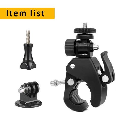 Support de montage pour guidon de vlo et moto Insta360, GoPro, Fore13, 12, 11, 10, YI, 4K, SJ, Capture d'cran, DJI OSMO, Accessoires pour camra d'action-KIT 1