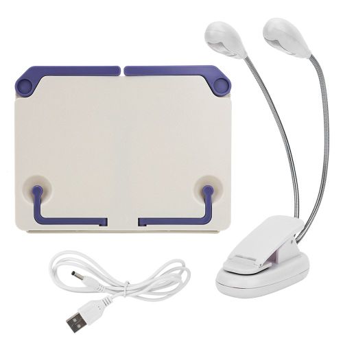 Support De Partition Portable Et Pliable, Support De Partition, Lampe De Lecture A Pince