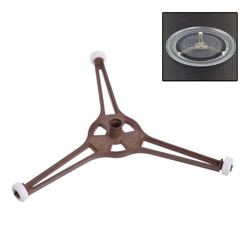 Support de plaque de verre en plastique en forme de Triangle  Triple bras pour four  micro-ondes, Support de guidage de rouleau  anneau rotatif, pices de rechange