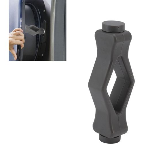 Support De Porte Pour Laveuse  Chargement Frontal Support Machine Laver RGlable Flexible Linge SChe-Linge Accessoire En Forme Bouche(Gris)