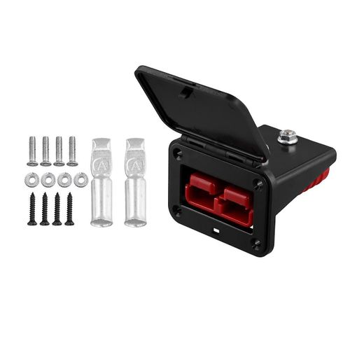 Support de prise pour Anderson Plugs 175A Base de panneau avec couvercle anti-poussire Support de fixation de connecteur portable  courant lev