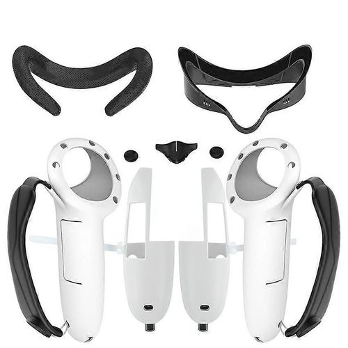 Support de remplacement plus large pour masque et poigne allonge, housse de protection en silicone, accessoires pour Meta Quest 3S