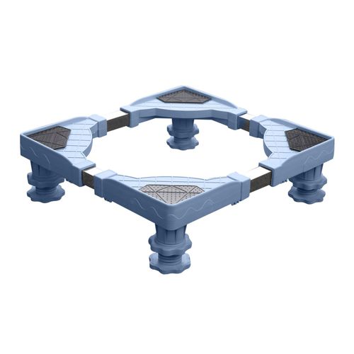 Support de sche-linge rglable pour rfrigrateur, Machine  laver, assemblage d'accessoires universels en acier inoxydable, ensemble de Base multifonctionnel
