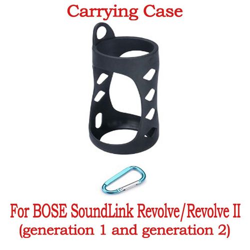 Support de socle de charge USB DC 5V,1,5 A,base de chargeur pour Bose SoundLink REvolve +/REvolve + II pour Bose SoundLink REvolve/REvolve II - Type Black Carrying Case #B
