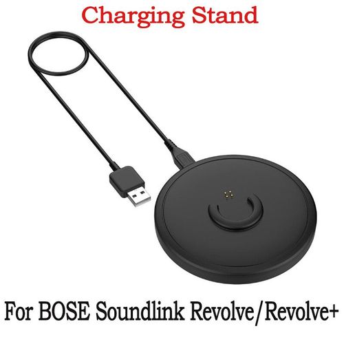 Support de socle de charge USB DC 5V,1,5 A,base de chargeur pour Bose SoundLink REvolve +/REvolve + II pour Bose SoundLink REvolve/REvolve II - Type Black Charging Stand