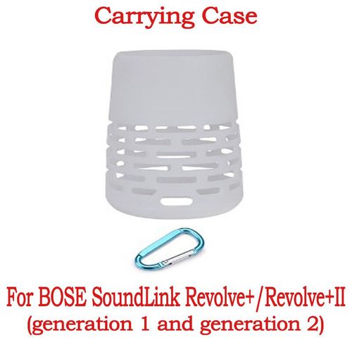 Support de socle de charge USB DC 5V,1,5 A,base de chargeur pour Bose SoundLink REvolve +/REvolve + II pour Bose SoundLink REvolve/REvolve II - Type White Carrying Case #A
