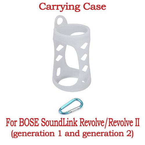 Support de socle de charge USB DC 5V,1,5 A,base de chargeur pour Bose SoundLink REvolve +/REvolve + II pour Bose SoundLink REvolve/REvolve II - Type White Carrying Case #B
