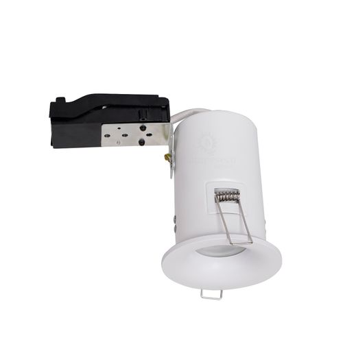 Support De Spot Bbc Rt2012 Ip65 Basse Luminance 86mm De Diamtre Non Orientable Avec Connecteur Automatique Gu10 Intgr.