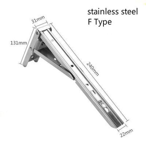 Support De Table En Fer Rglable,2 Pices,Triangle Pliant,Support De Support Lourd En Acier Inoxydable - Type B2