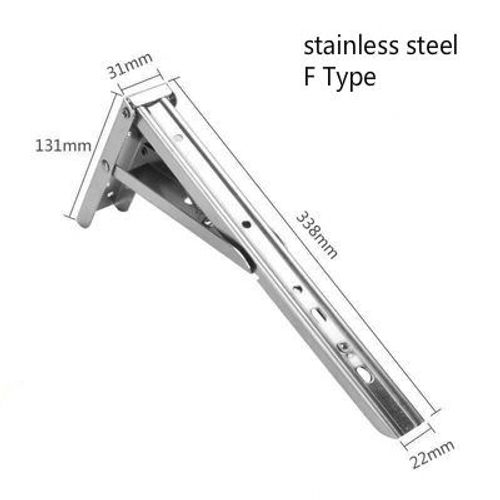 Support De Table En Fer Rglable,2 Pices,Triangle Pliant,Support De Support Lourd En Acier Inoxydable - Type B4