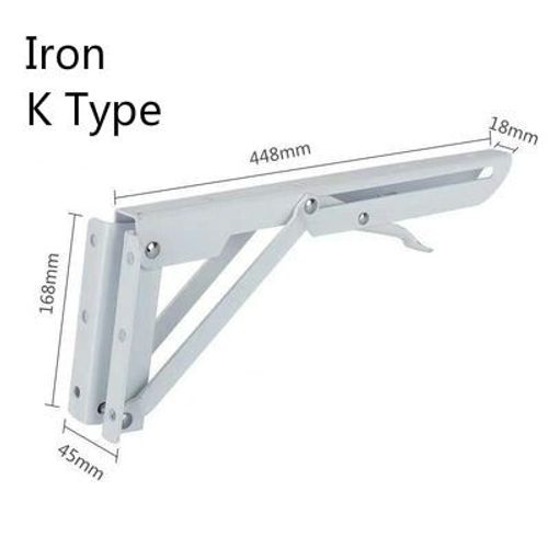 Support De Table En Fer Rglable,2 Pices,Triangle Pliant,Support De Support Lourd En Acier Inoxydable - Type C6