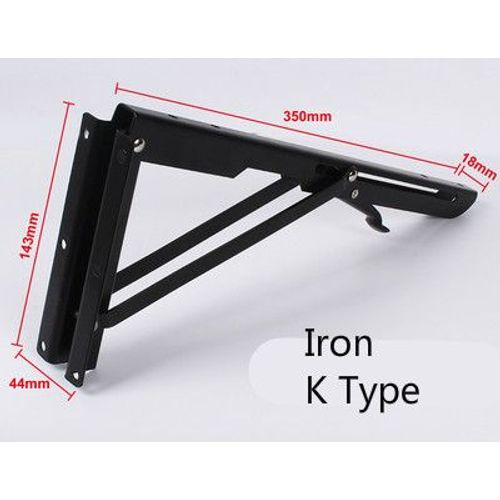 Support De Table Mural En Fer,2 Pices,Triangle Pliant,En Acier Inoxydable - Type C8