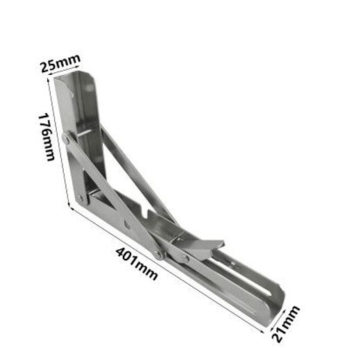 Support De Table Pliable En Acier Inoxydable,Triangle,Rglable,2 Pices - Type E 201stainless Steel