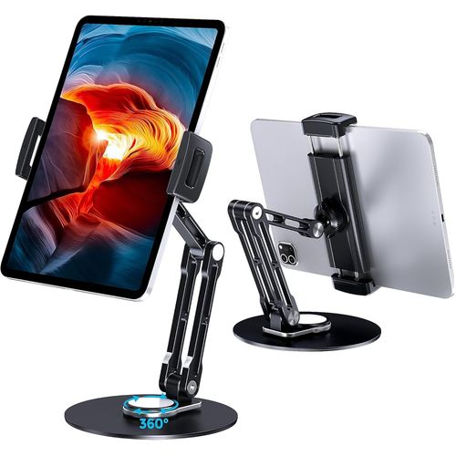 Support De Tablette,Support De Tablette Rotatif,Support Pliable Pour Ipad Avec Bras De 11