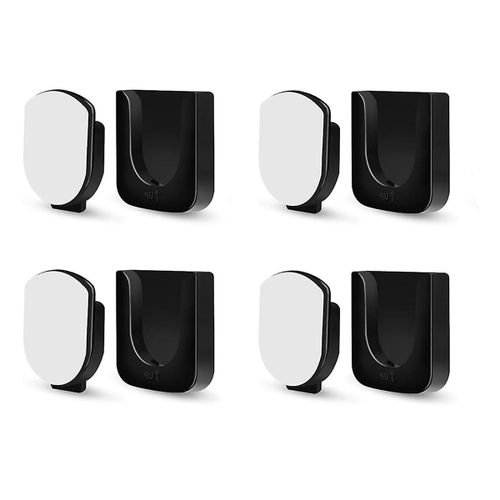 Support de tlcommande magntique Support mural, 4 paires dorganisateurs de tlcommande Stockage Tlcommande TV auto-adhsive Noir