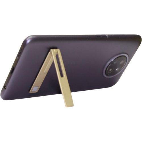 Support de Tlphone Portable Pliable en Mtal,Support de Tlphone Portable  Bande Longue,Support de Tlphone Portable Invisible Entirement Pliable en Mtal (Or)