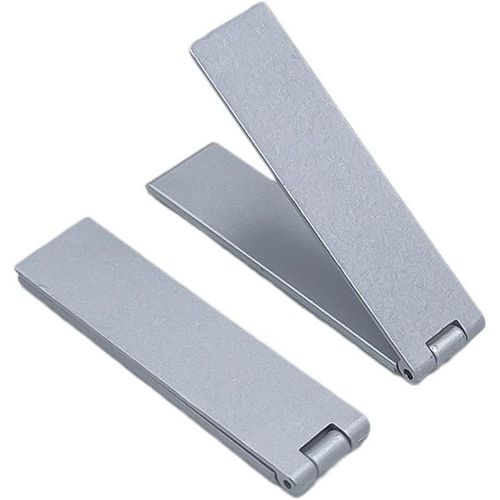 Support de tlphone Portable Ultra Fin,2 pcs Portable support de tlphone,support de tlphone Portable  Angle rglable,support de tlphone portable pliable,Vertical et Horizontal,Argent