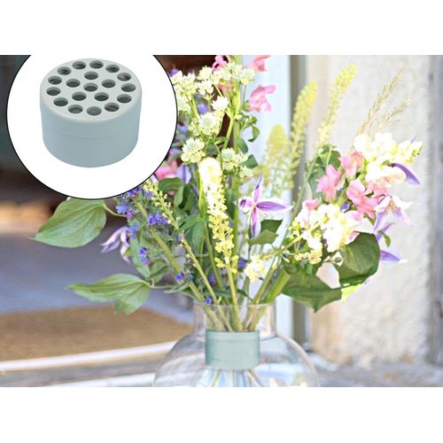 Support De Tige D'ikebana En Spirale Pour Vases, Support D'arrangement Floral Diy - Vert - L