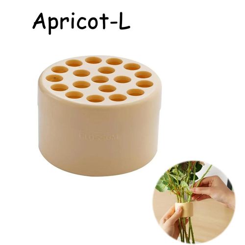 Support De Tige De Fleur En Spirale Ikebana,Transparent,Bricolage,Accessoire D'art Floral,Bague De Support De Vase,Fte De Mariage - Type Apricot-L-6set