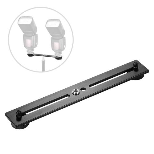 Support de trpied  double support de camra Support de flash dappareil photo Barre dextension