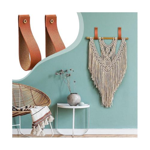 Support De Tringle  Rideau, Sangle De Boucle Pour Tringle  Rideau En Bois, Crochets Muraux  Sangle Pour Robinet  Serviette Suspendu