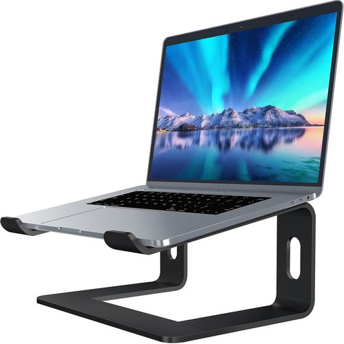 Support en Aluminium pour Ordinateur Portable-Compatible avec Mac,MacBook,Pro Air,Notebook-Support Portable Ergonomique -Convient aux Ordinateurs de Bureau de 10  15,6