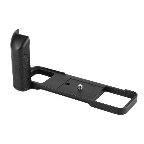 Support En L En Alliage D'aluminium, Plaque De Fixation Rapide Amovible Pour Appareil Photo Fuji Gfx 50r (Noir)