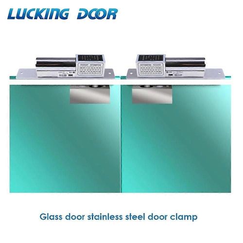Support en U pour serrure  pne lectrique Support en alliage daluminium Mini support pour serrure de porte coulissante en verre sans cadre Accessoires de support