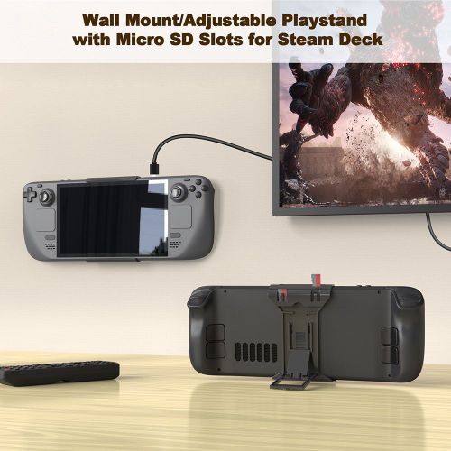 Support Mural Antidrapant Pour Console De Jeu, Support D'invite Portable, Accessoires Pour Steam Deck