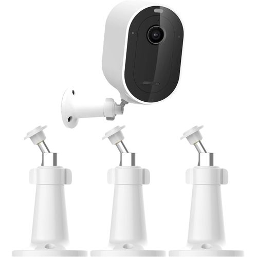 Support Mural De Scurit Rglable Compatible Avec Arlo Pro, Pro 2, Pro 3, Pro 4, Arlo Pro 5, Arlo Ultra And Ultra 2, Ring Cam, Wyze Cam Pan Et Autres Avec Trou De Vis 1/4