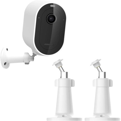 Support Mural De Scurit Rglable Compatible Avec Arlo Pro, Pro 2, Pro 3, Pro 4, Arlo Pro 5, Arlo Ultra And Ultra 2, Ring Cam, Wyze Cam Pan Et Autres Avec Trou De Vis 1/4