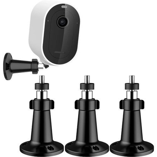 Support Mural De Scurit Rglable Compatible Avec Arlo Pro, Pro 2, Pro 3, Pro 4, Arlo Pro 5, Arlo Ultra And Ultra 2, Ring Cam, Wyze Cam Pan Et Autres Avec Trou De Vis 1/4