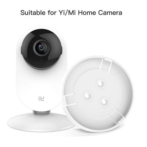Support mural pour camra YI 1080P, support rotatif  360 degrs pour camra de scurit intrieure Yi/Mi